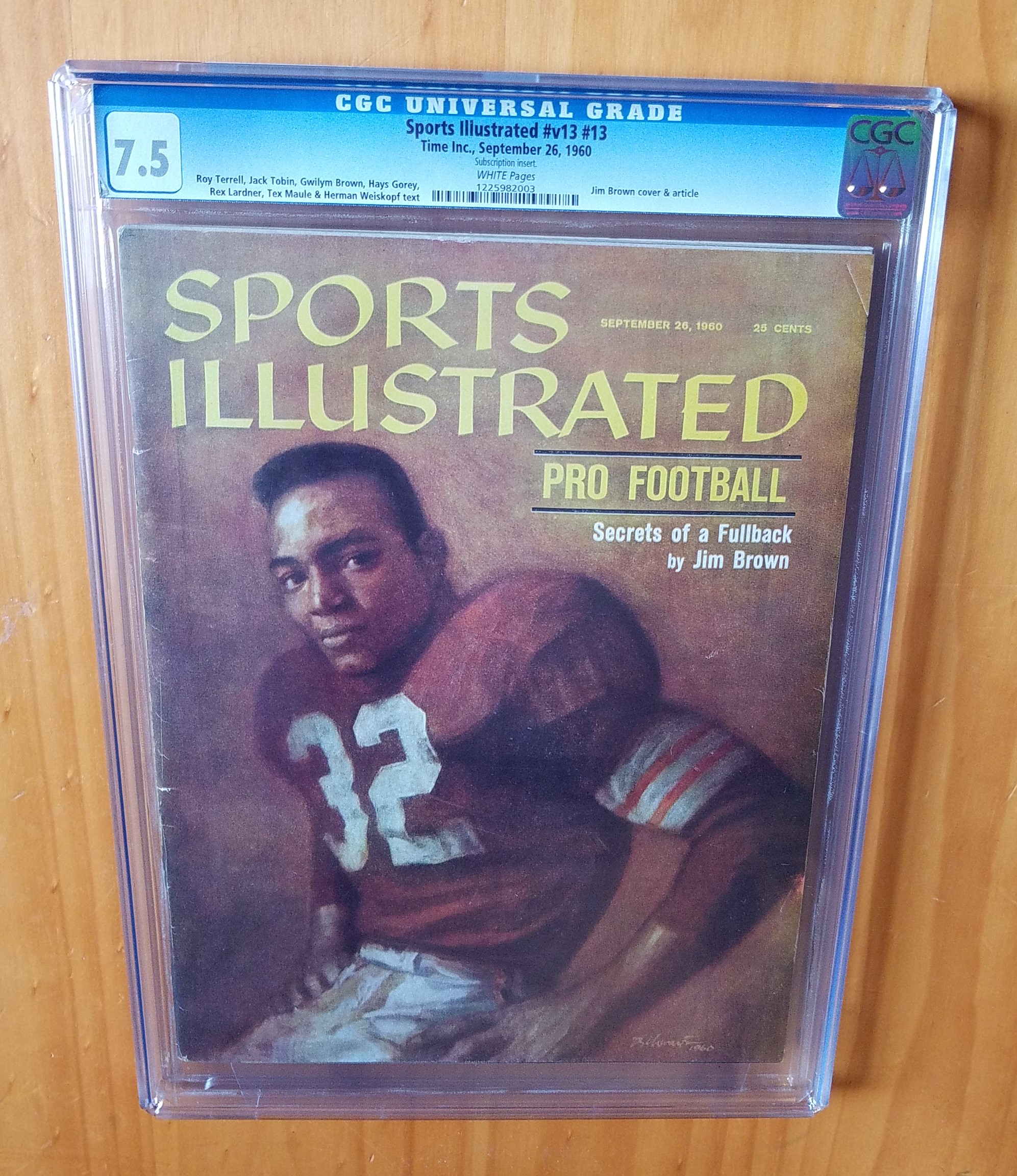 1956 Football SPORTS ILLUSTRATED NO LABEL Newsstand September 24 